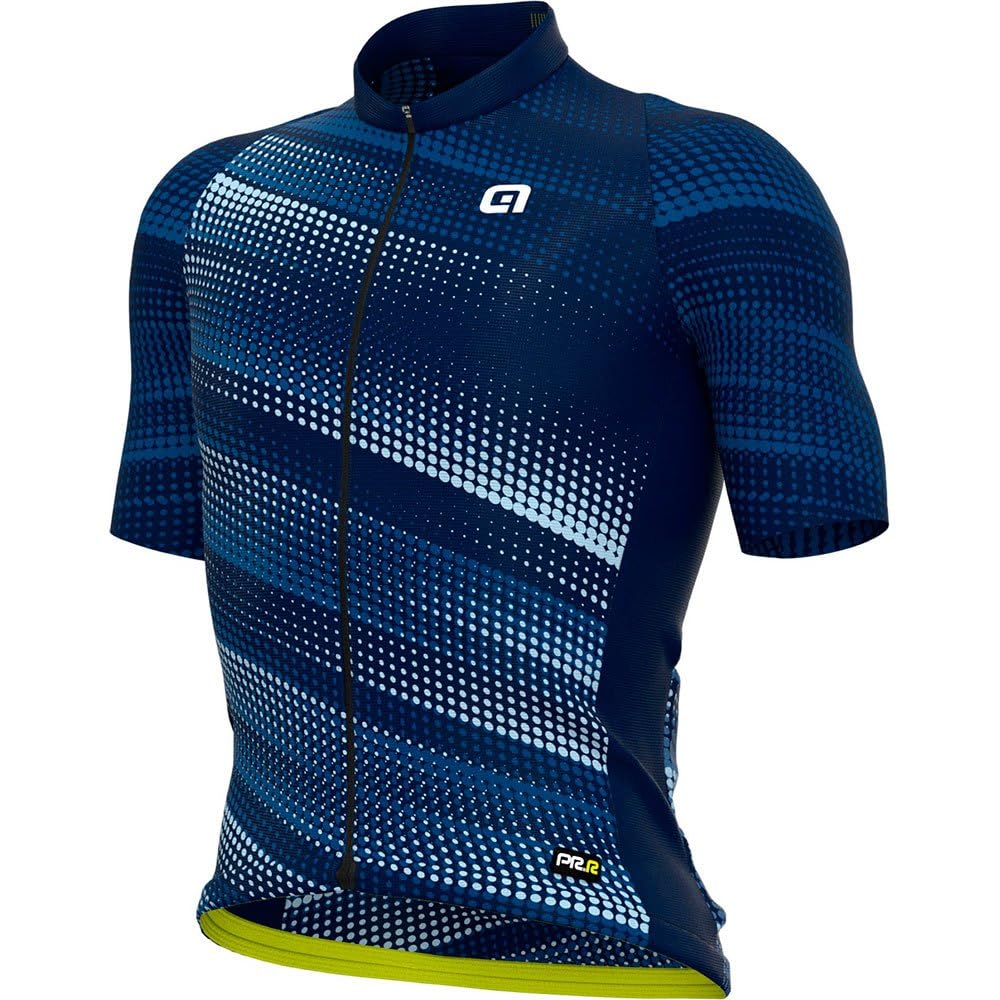 ALE' Men's Pr.r Green Speed Short Sleeve Jersey (Pack of 1)