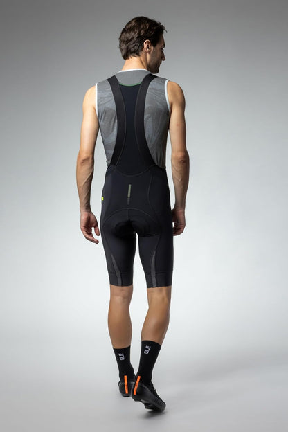 Alé Cycling Men's PRR Green Speed Bib Shorts, Black, XXL