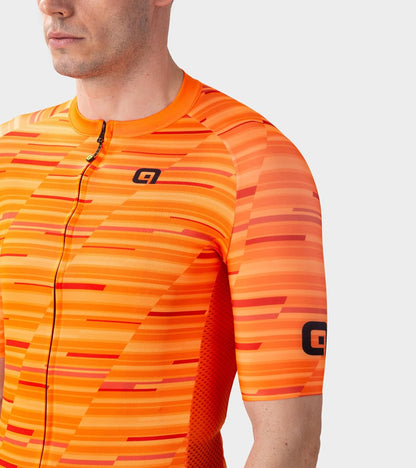 Alé Men's Solid Step Short Sleeve Cyling Jersey