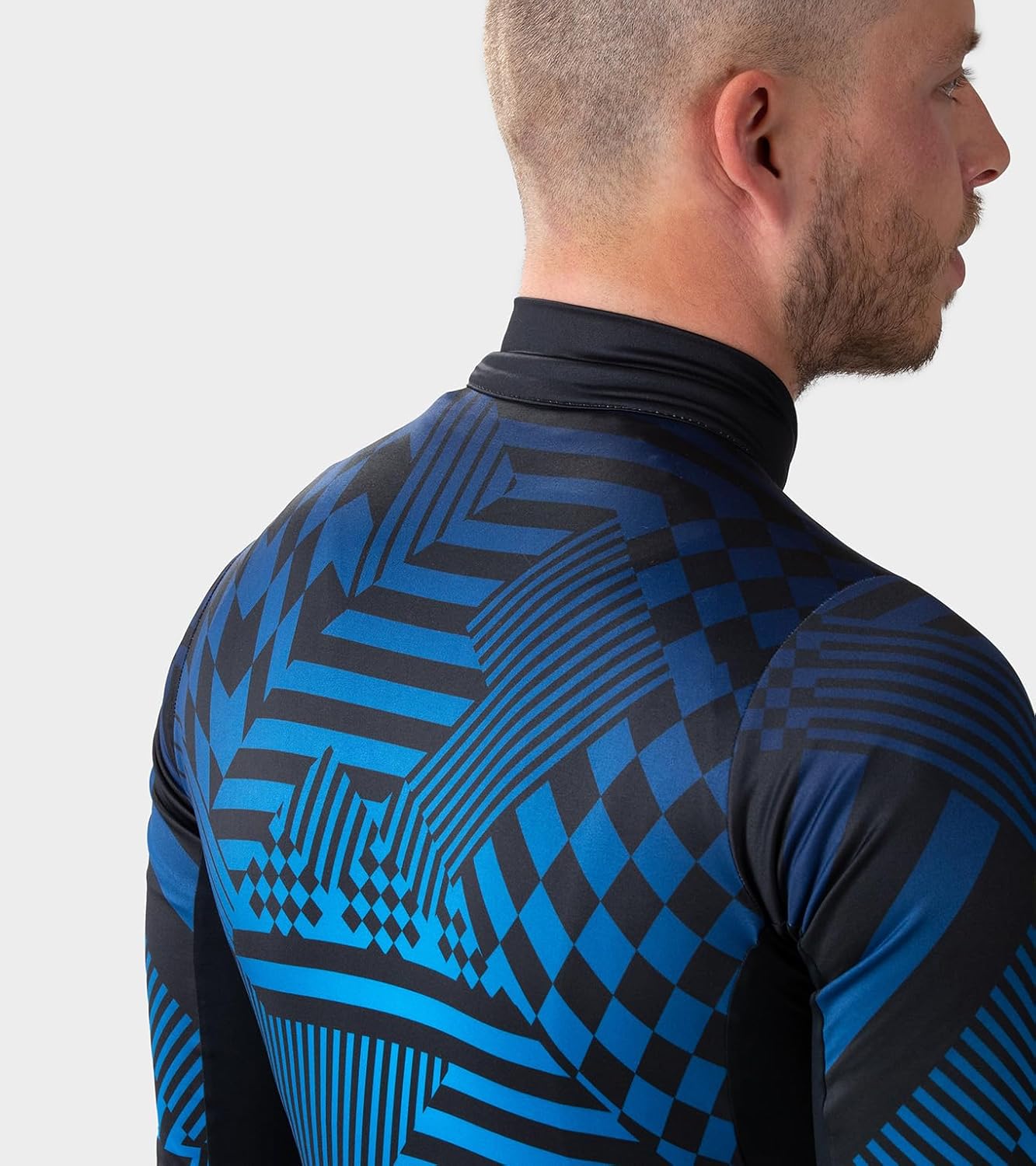 ALE' Men's Pr-s Checker Long Sleeve Cycling Jersey (Pack of 1)
