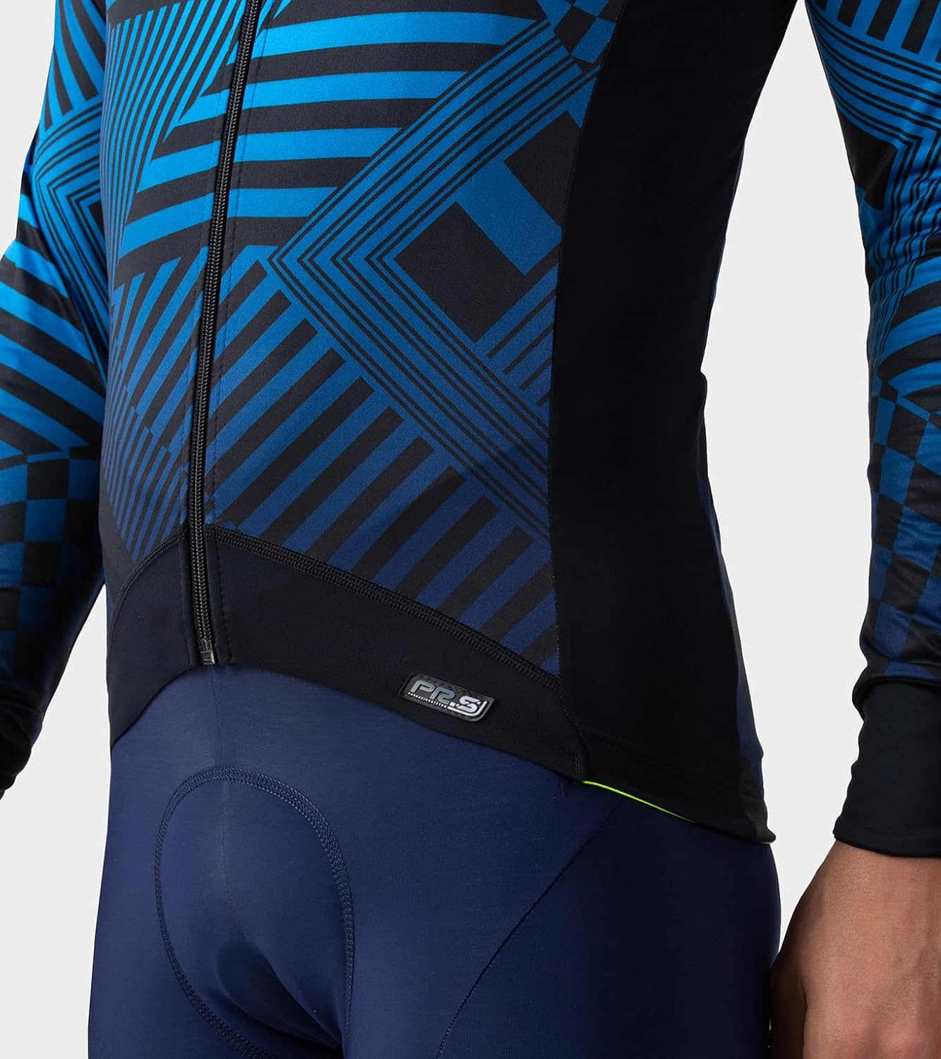 ALE' Men's Pr-s Checker Long Sleeve Cycling Jersey (Pack of 1)