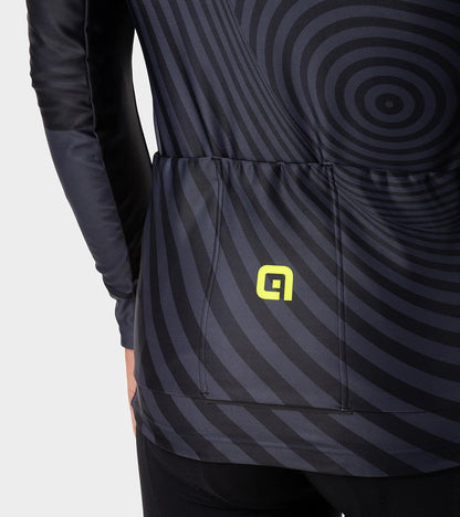 Alé Men's PR.R Green Digital Long Sleeve Cyling Jersey