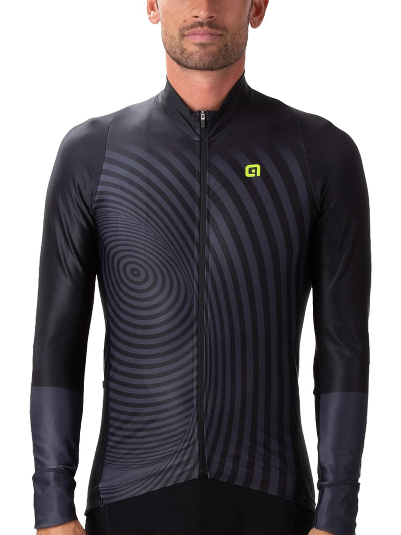 Alé Men's PR.R Green Digital Long Sleeve Cyling Jersey
