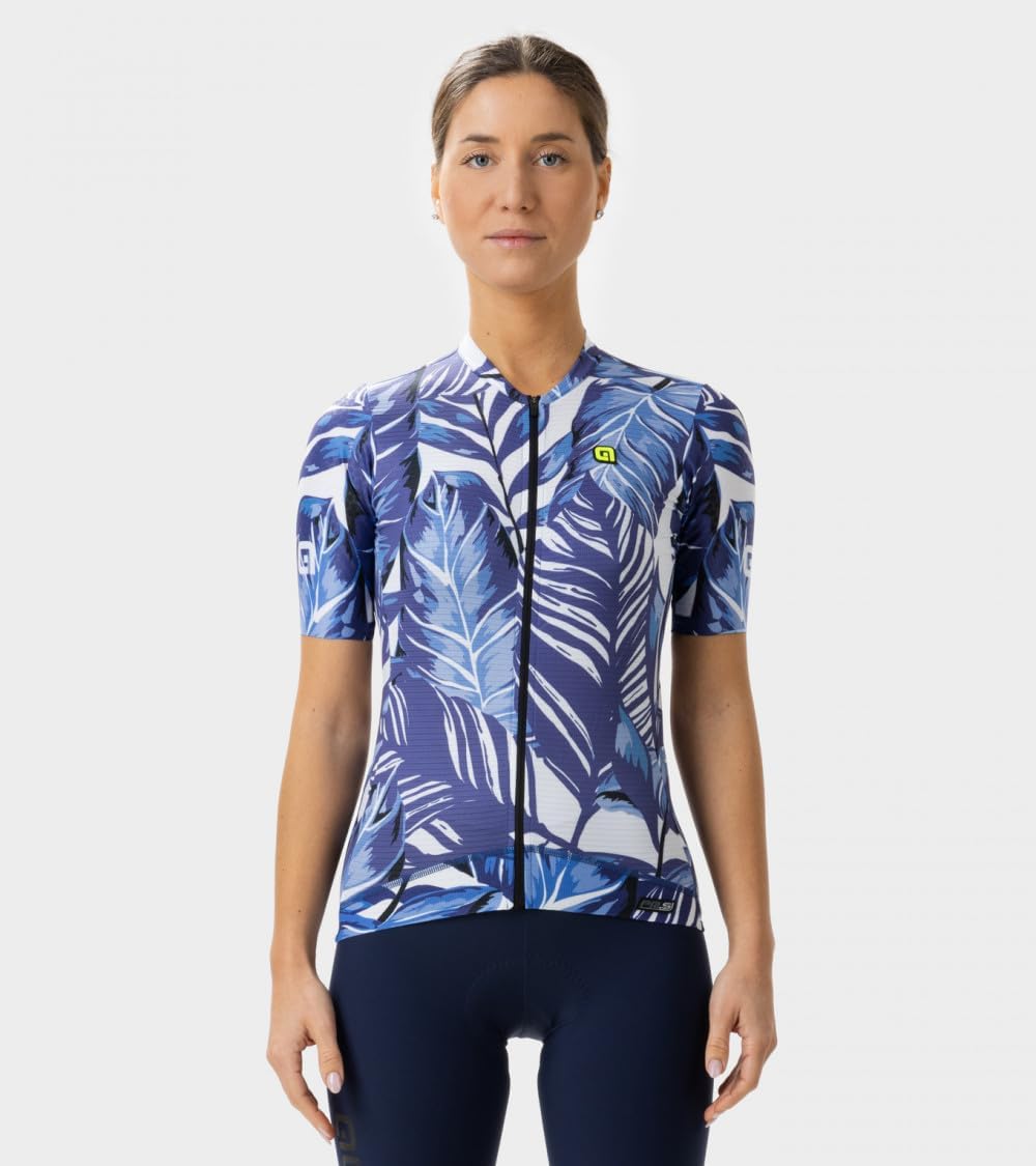 ALE' Women's Pr.s Leaf Short Sleeve Cycling Jersey
