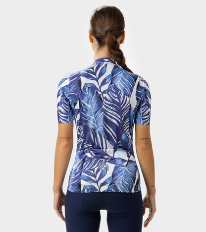 ALE' Women's Pr.s Leaf Short Sleeve Cycling Jersey