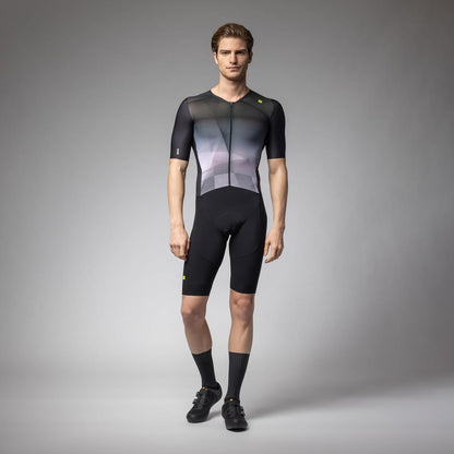 Alé Cycling Men's R-EV1 Watt 3.6 Short Sleeve Skinsuit