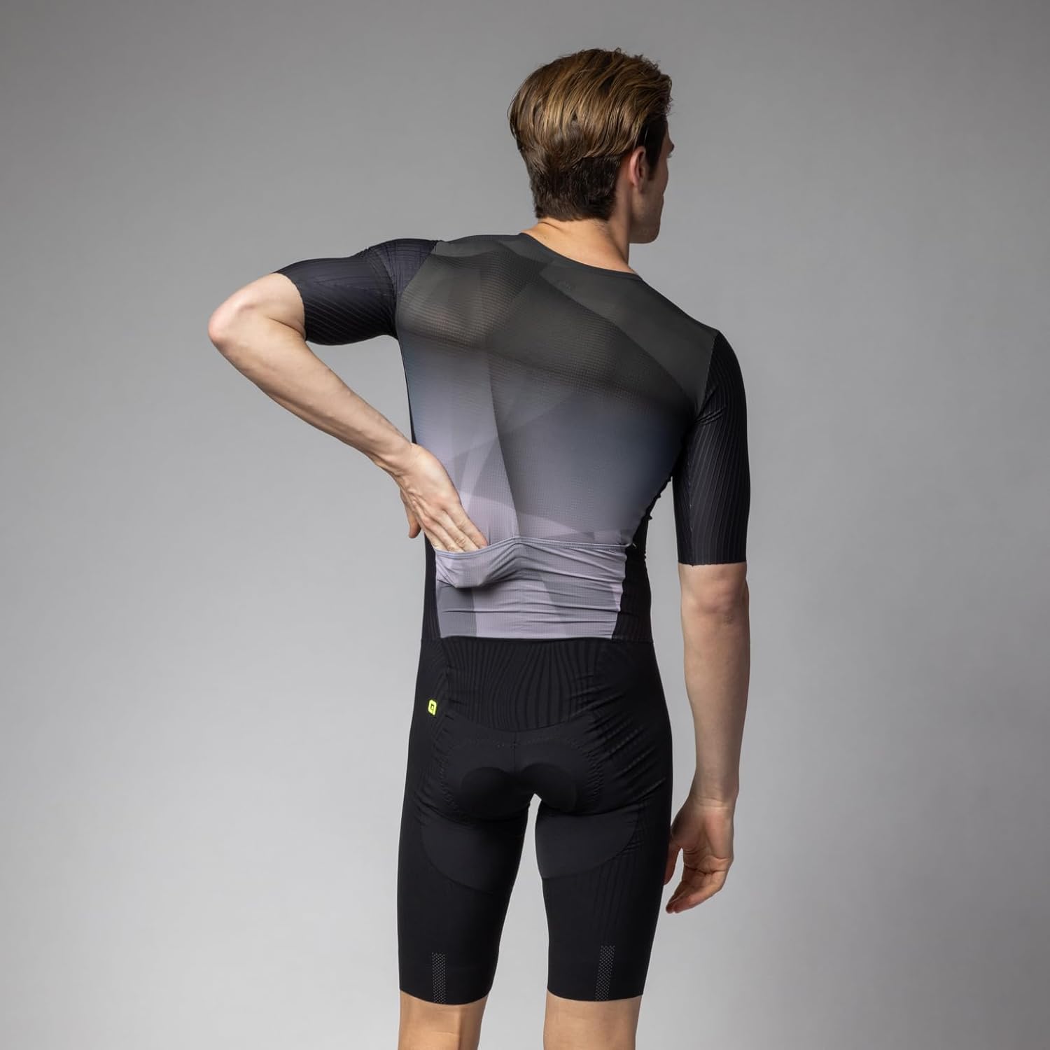Alé Cycling Men's R-EV1 Watt 3.6 Short Sleeve Skinsuit