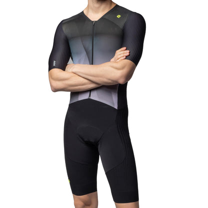 Alé Cycling Men's R-EV1 Watt 3.6 Short Sleeve Skinsuit