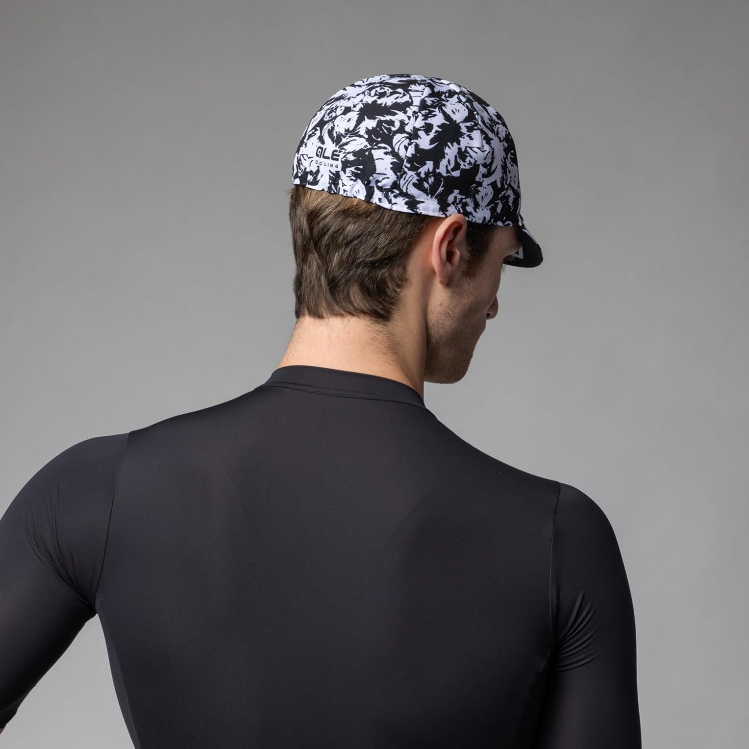 Alé Cycling Unisex Essenza Cycling Cap, Black, One Size