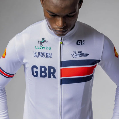 Alé Men's British Cycling Official Prime Long Sleeve Cycling Jersey