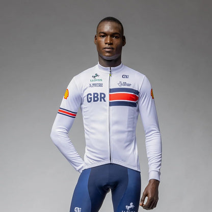 Alé Men's British Cycling Official Prime Long Sleeve Cycling Jersey