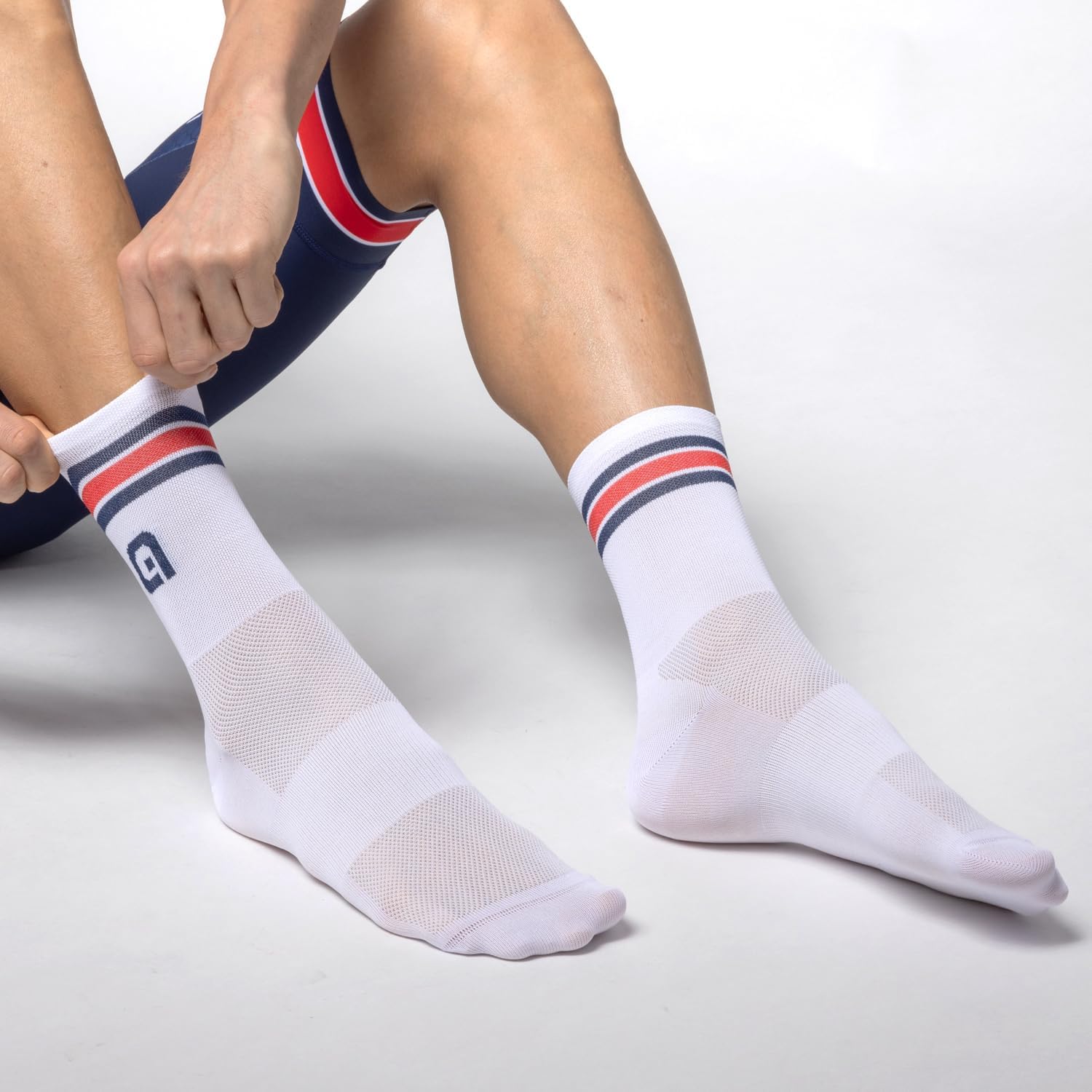 Alé Unisex British Cycling Official Prime Q-Skin 12cm Cycling Socks