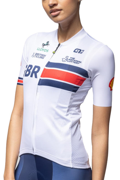 ALE' Women's British Cycling Official Prime Short Sleeve Cycling Jersey (Pack of 1)
