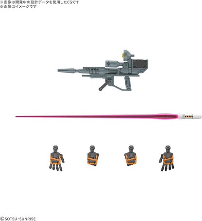Bandai Hobby | High Grade 1/144 Light-Type Guncannon Model Kit | Mobile Suit Gundam GQuuuuuuX Series | Posable Single‑Axis Cannon & Rifle/Saber Loadout | Official Bandai Spirits Gunpla