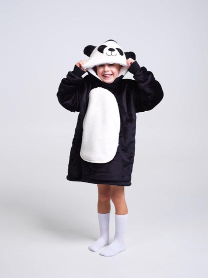 Noxxiez - Noxxiez Knuffel Hoodie Small Trui Panda 3-6 jaar
