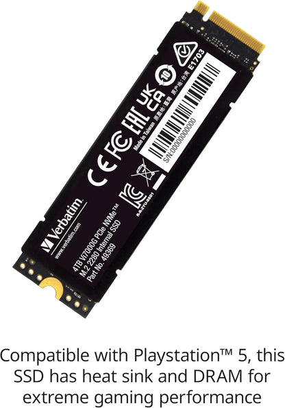 Verbatim Vi7000G Pcie Nvme M.2 Ssd 4Tb