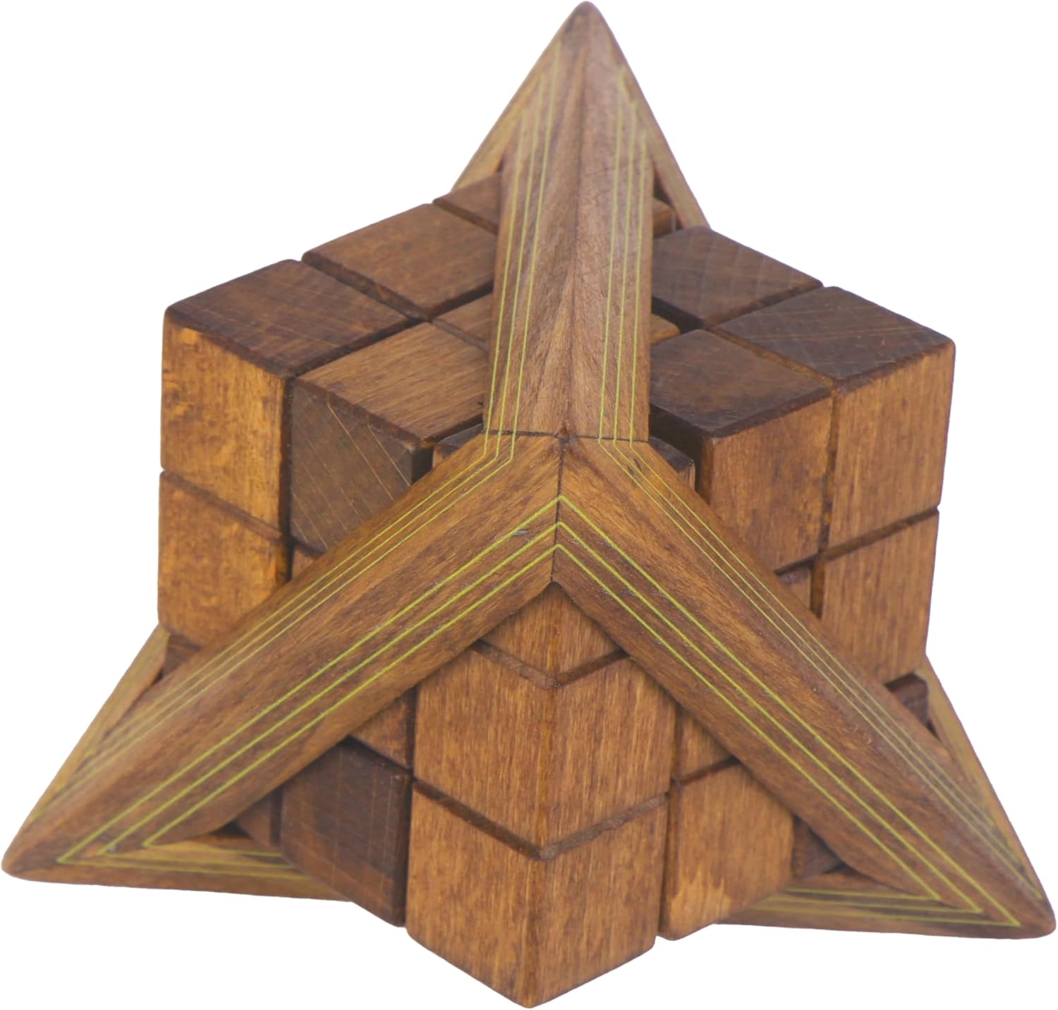 Project Genius Egyptian Trygliph Wooden Brainteaser