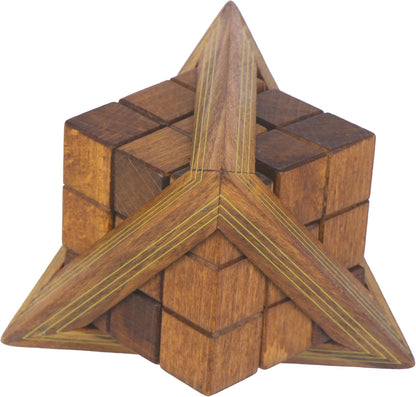 Project Genius Egyptian Trygliph Wooden Brainteaser