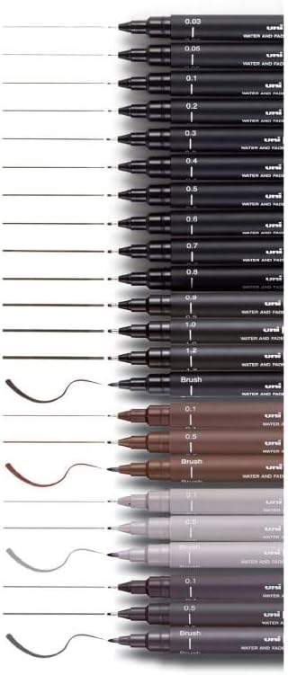 Uni-Ball - Pin Set, 8Pcs - Classic (401254)