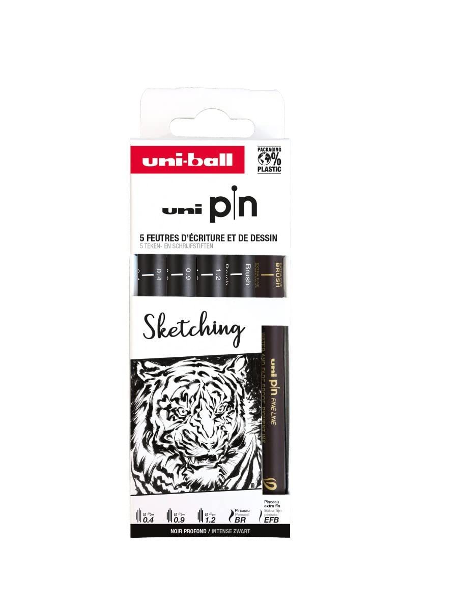 Uni Pin sketching set 5 stuks