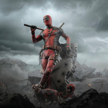 Iron Studios Art Scale 1/10 Deadpool Deadpool & Wolverine Statue 20.8cm