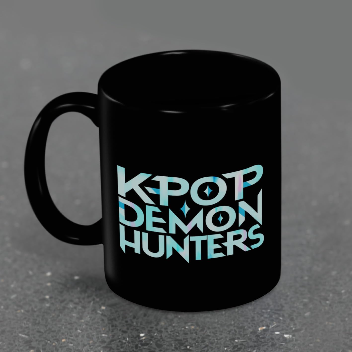 Pyramid International K-POP Demon Hunters (K POP Logo) Black POD Mug 11oz / 315ml Black Pod Mug – Premium Ceramic Coffee Cup for Home or Office