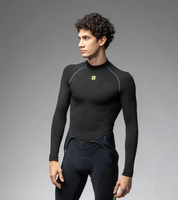 ALE' Men's Intimo S1 Carbon Seamless Long Sleeve Base Layer
