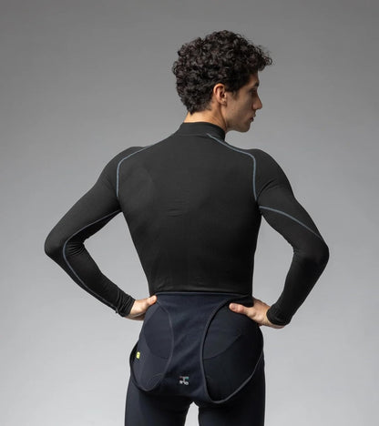ALE' Men's Intimo S1 Carbon Seamless Long Sleeve Base Layer