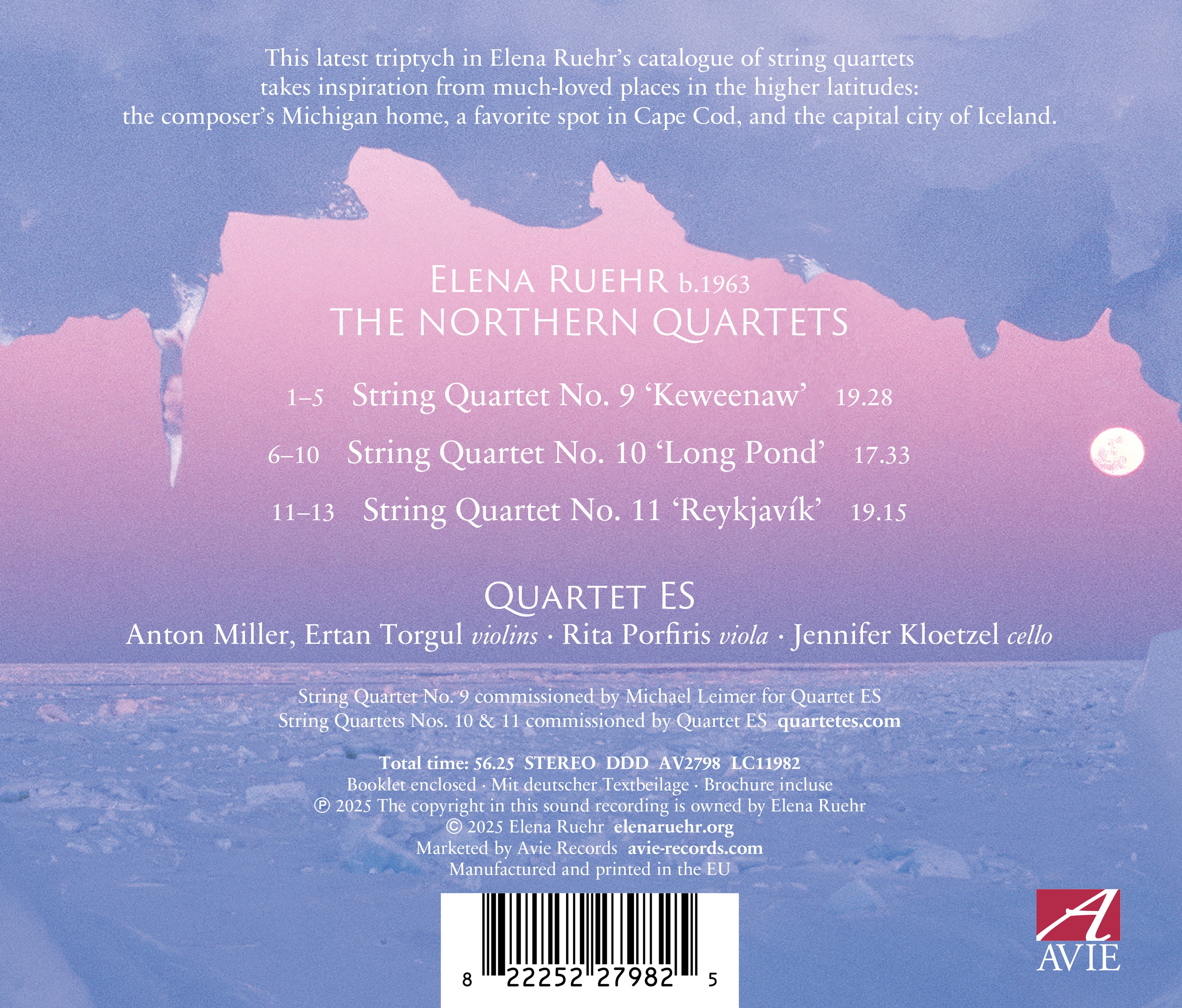 Elena Ruehr: The Northern Quartets