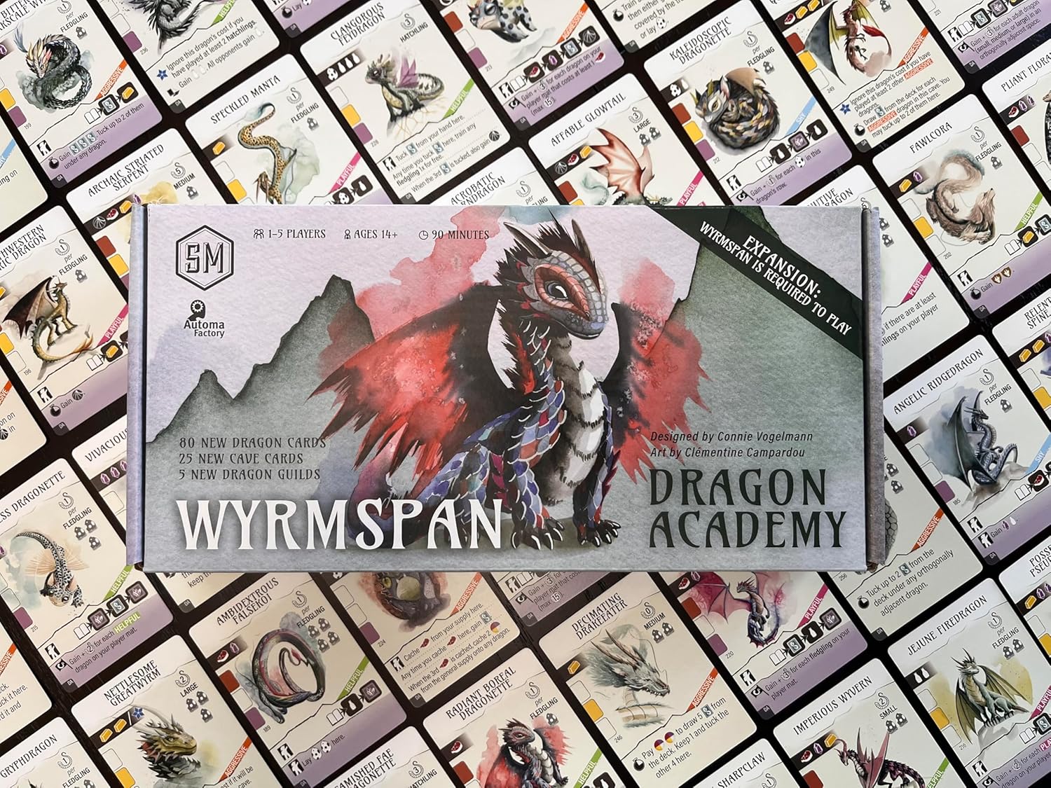 Wyrmspan Dragon Academy Expansion