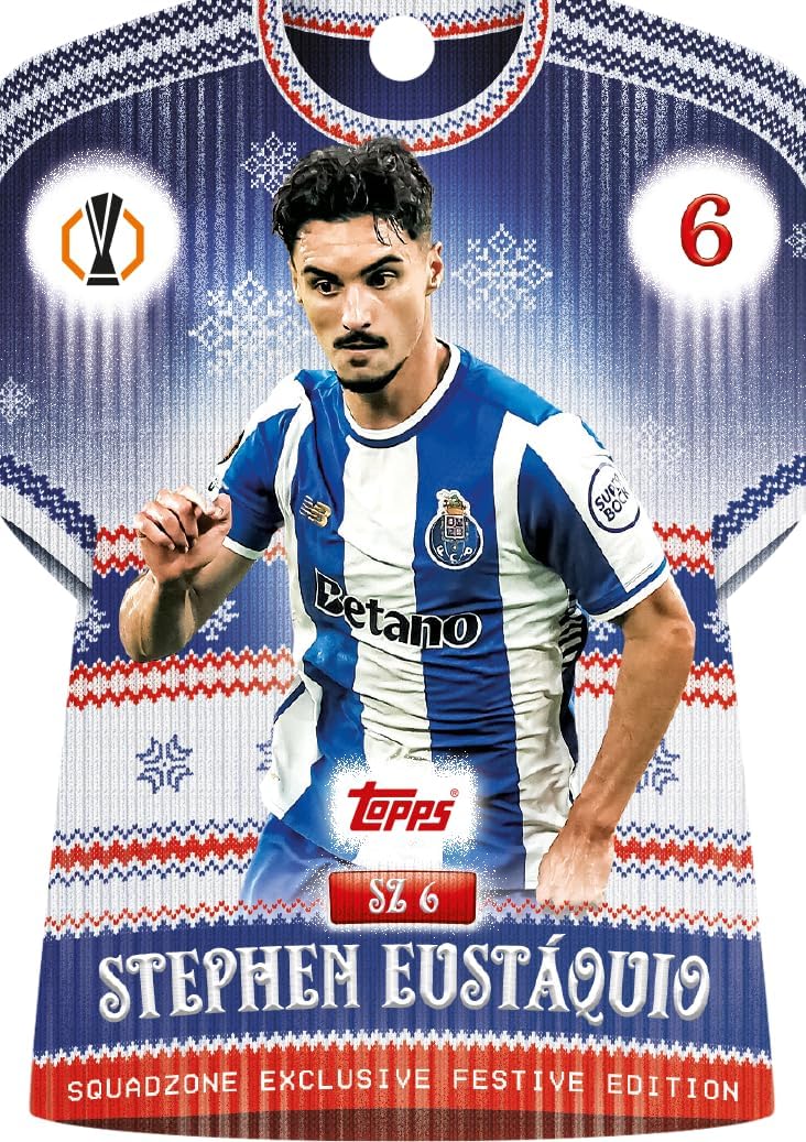 Topps UCC Match Attax 2025/26 - Countdown Calendar - 121 Match Attax cards including 96 all-new festive parallels, 24 new-look Festive Squadzone cards and 1 guaranteed Infinity card!