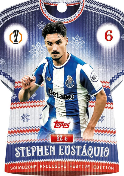 Topps UCC Match Attax 2025/26 - Countdown Calendar - 121 Match Attax cards including 96 all-new festive parallels, 24 new-look Festive Squadzone cards and 1 guaranteed Infinity card!