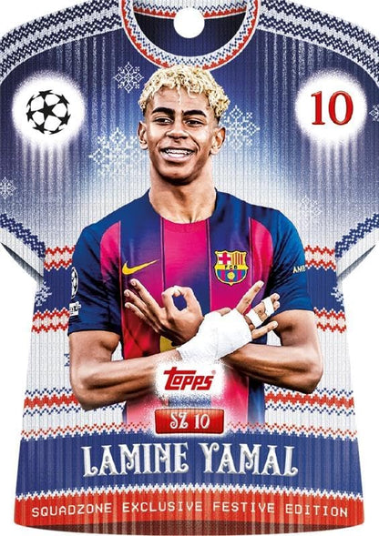 Topps UCC Match Attax 2025/26 - Countdown Calendar - 121 Match Attax cards including 96 all-new festive parallels, 24 new-look Festive Squadzone cards and 1 guaranteed Infinity card!
