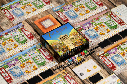 Asmodee | 7 Wonders: Dice | Strategy Family Game | Ages 10+ | 3-7 Players | 30 Minutes Playing Time