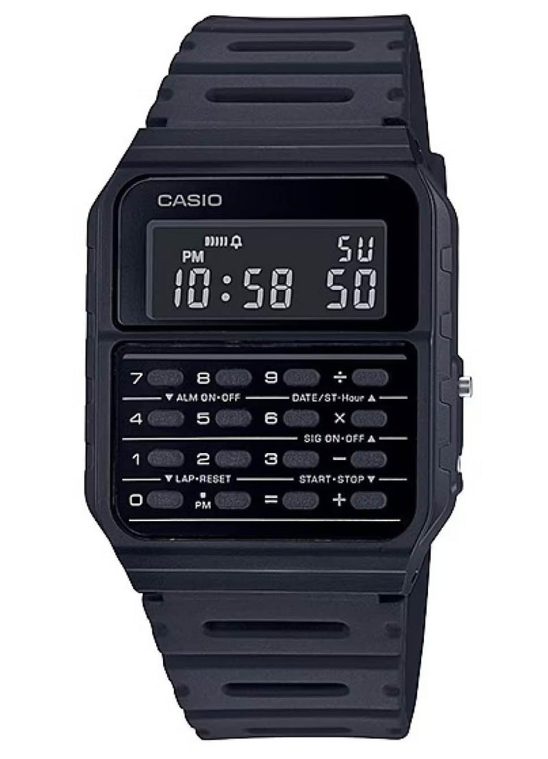 Casio Men's Digital Quartz Watch with Plastic Strap CA-53WB-1BEF