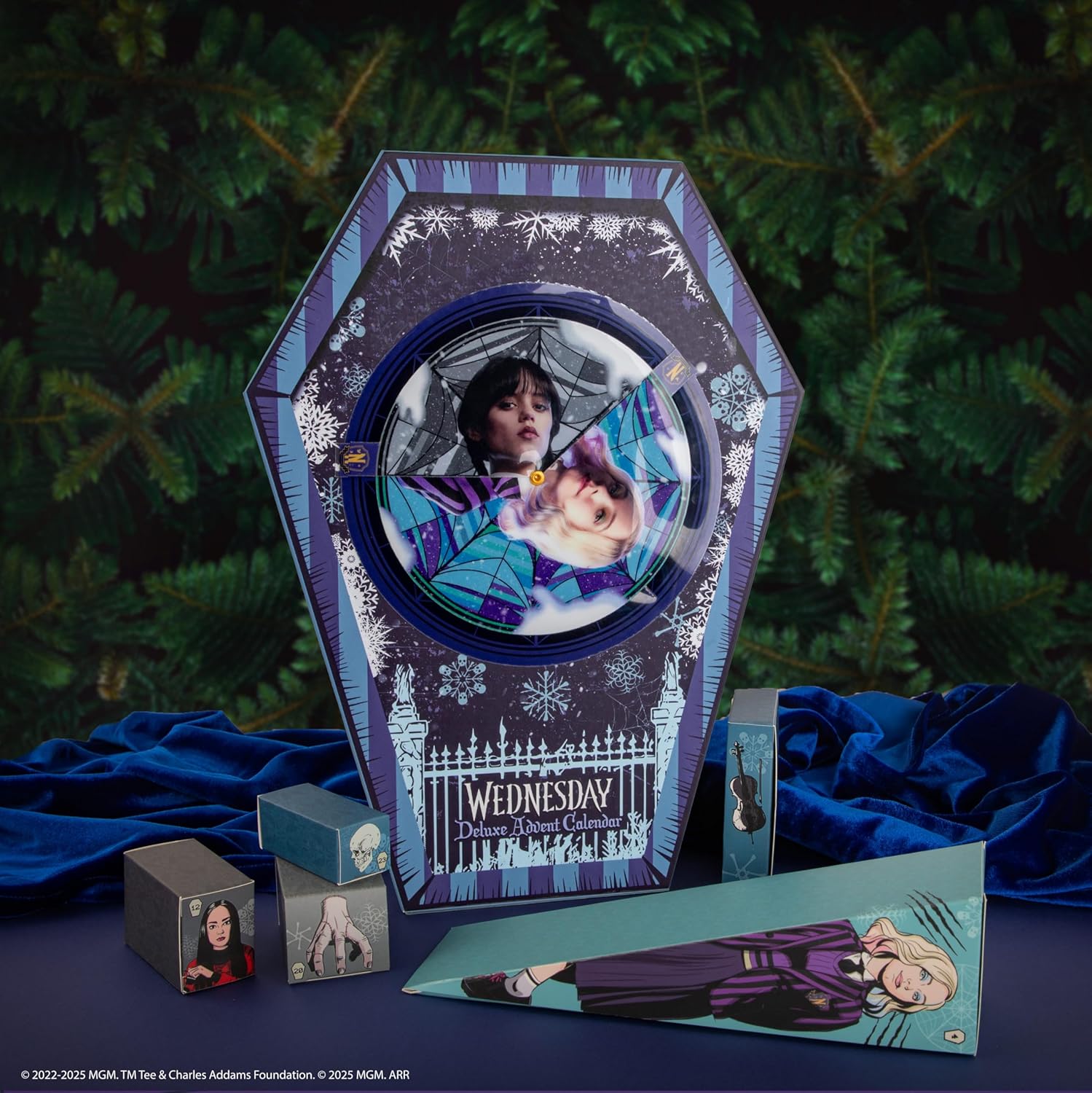 CINEREPLICAS - Calendrier de l'Avent Deluxe Merecredi Addams 2025 - Licence officielle
