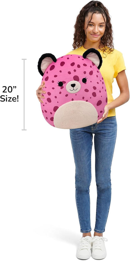 Squishmallows Original 20-Inch Jalisca the Pink Cheetah | Collectable Cute Plush Toy, Cuddly Toys for Children, Soft Toys, Cute Teddies Suitable for Girls and Boys Ages 3