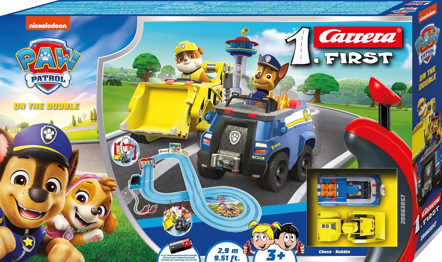 Carrera First Paw Patrol Double 29m