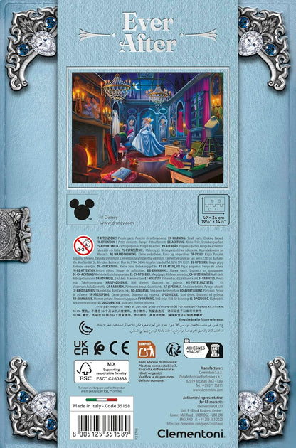 Clementoni 500 piece Puzzle – Ever After Collection: Cinderella, 35158