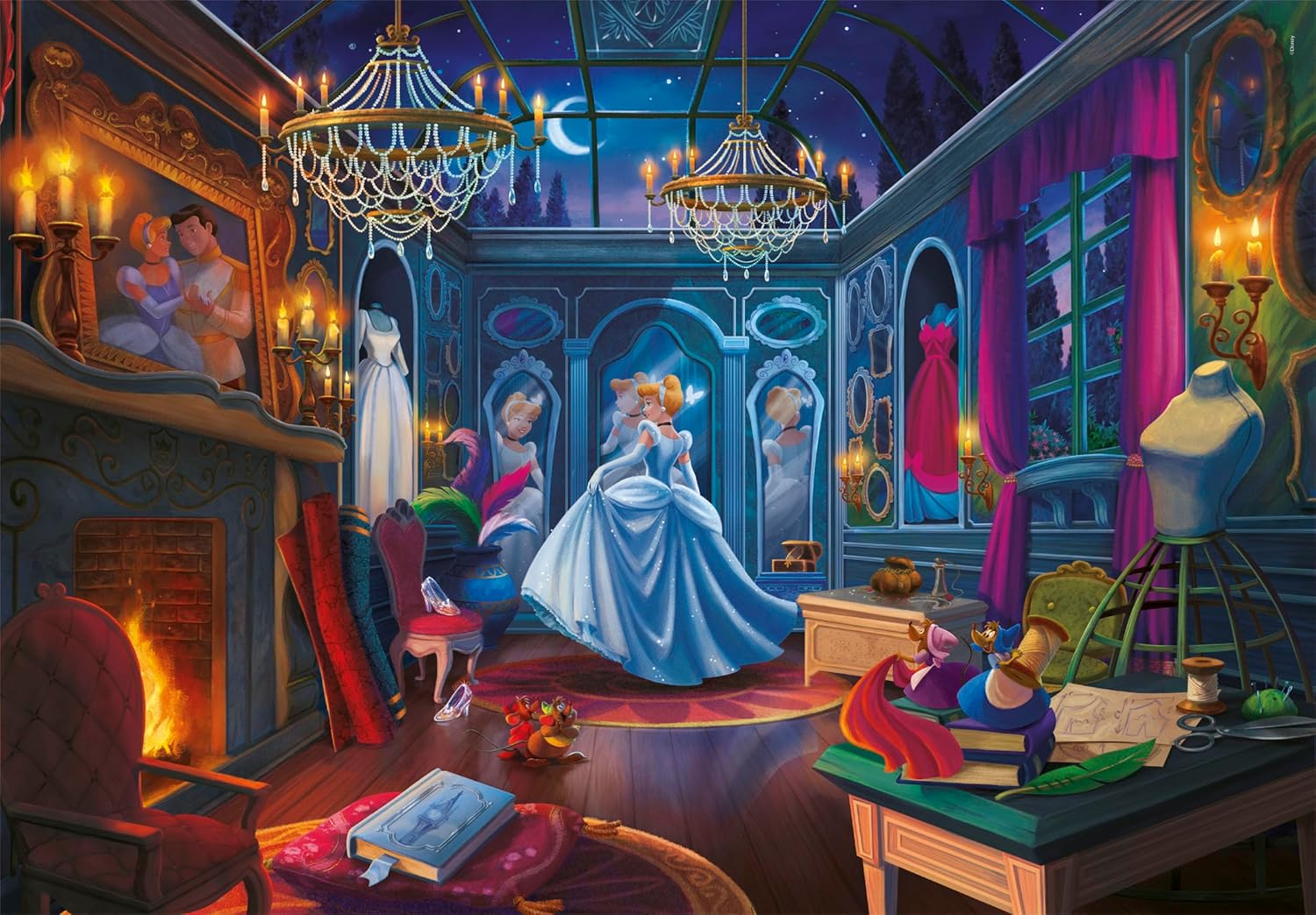 Clementoni 500 piece Puzzle – Ever After Collection: Cinderella, 35158