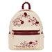 Loungefly Cream & Red Floral Mid-Size Backpack