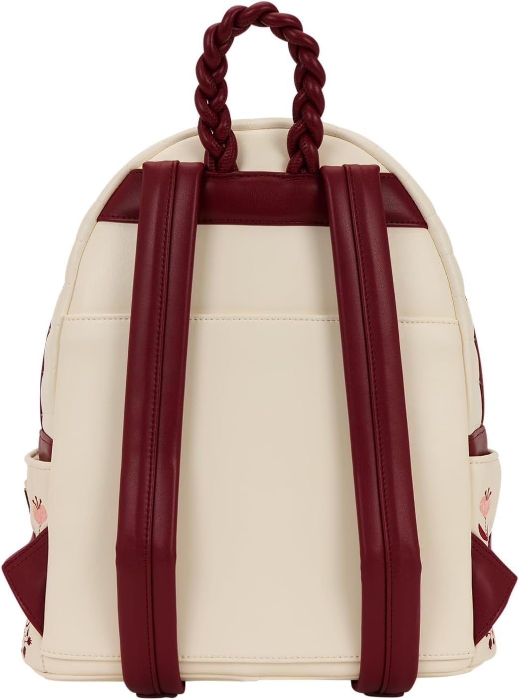 Loungefly Cream & Red Floral Mid-Size Backpack
