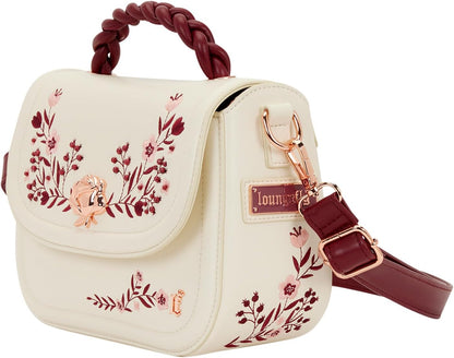 CREAM & RED - Floral - Crossbody bag Lou