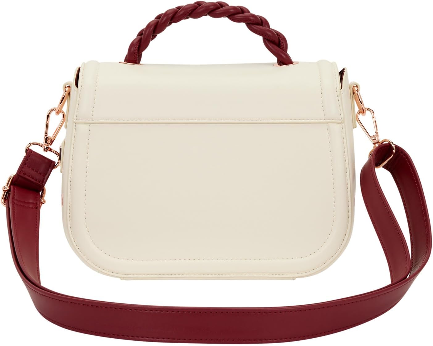 CREAM & RED - Floral - Crossbody bag Lou