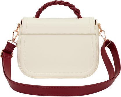CREAM & RED - Floral - Crossbody bag Lou