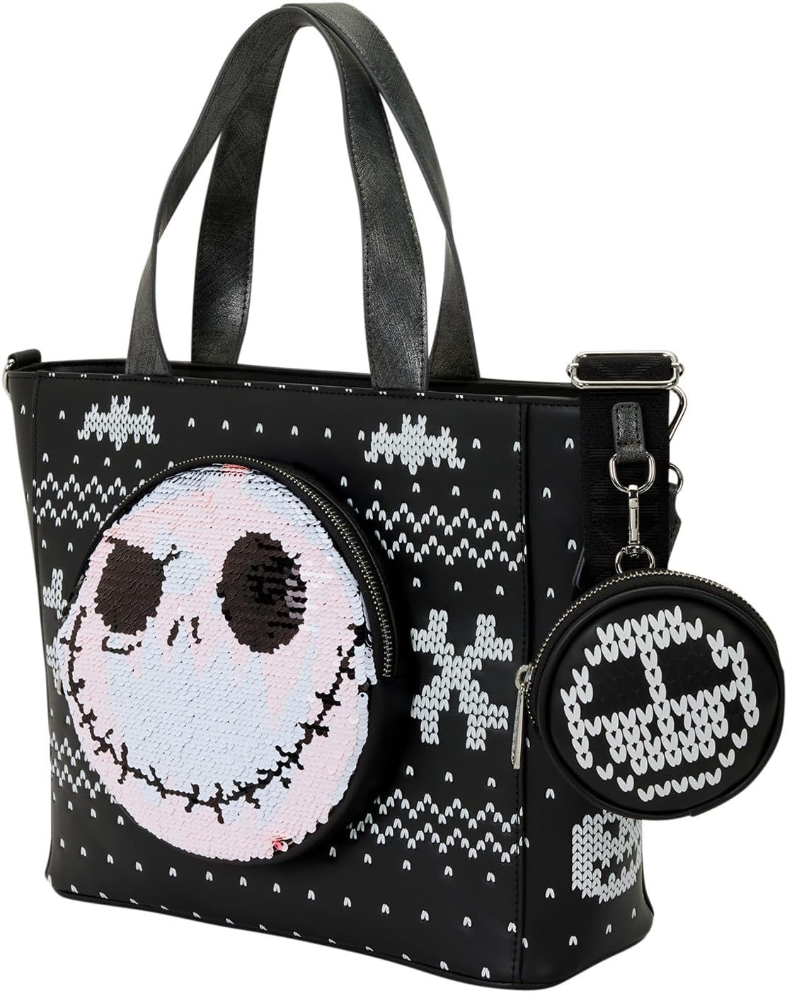Loungefly Disney Nightmare Before Christmas Jack Tote Bag with Coin Bag
