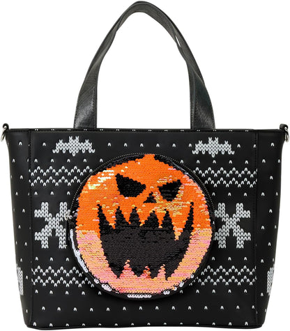 Loungefly Disney Nightmare Before Christmas Jack Tote Bag with Coin Bag