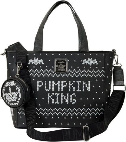 Loungefly Disney Nightmare Before Christmas Jack Tote Bag with Coin Bag
