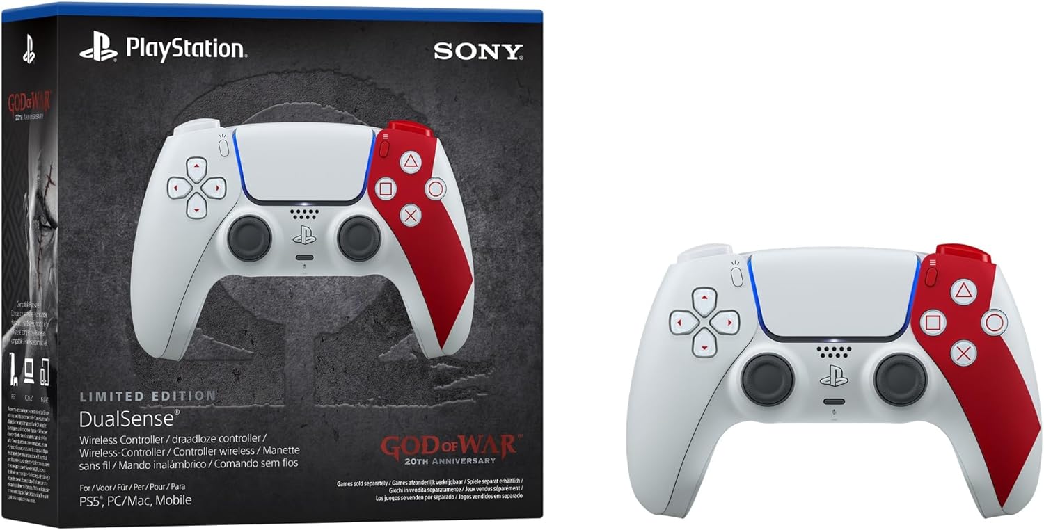 PlayStation 5 DualSense Wireless Controller – God of War™ 20th Anniversary Limited Edition