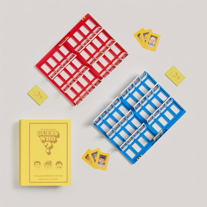 Winning Solutions Guess Who? Vintage Bookshelf Edition, Classic Mystery Face Game, Ages 6+, 2 Players